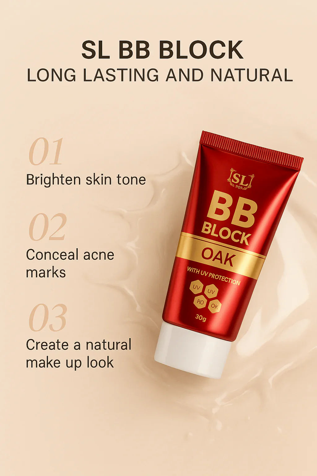 Sl Basics Bb Block 50g A Revolutionary Tinted Sunscreen