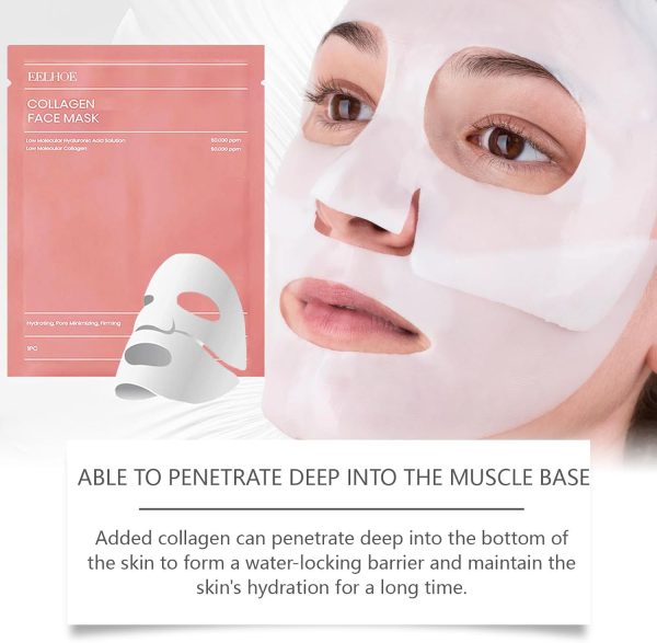 Bio-collagen Real Deep Mask, Hydrating Over Night Facial Sheet Mask