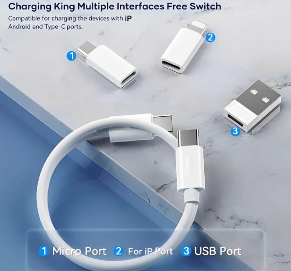 5 In 1 Data Cable Set All In One 60w