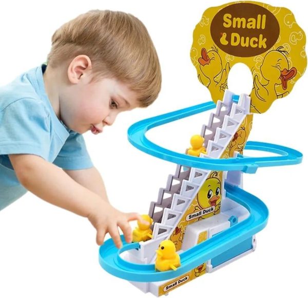 Smart 3 Ducks Ladder Climbing Set with Race Track Slide