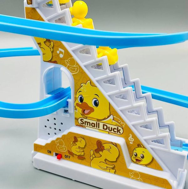 Smart 3 Ducks Ladder Climbing Set with Race Track Slide