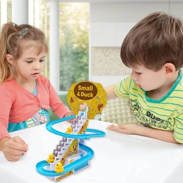 Smart 3 Ducks Ladder Climbing Set with Race Track Slide