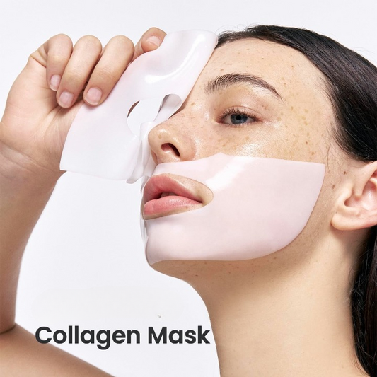 Bio-collagen Real Deep Mask, Hydrating Over Night Facial Sheet Mask