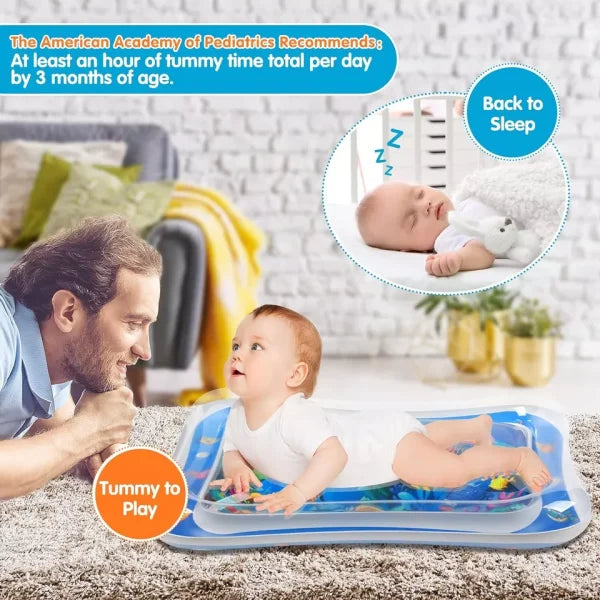 Sale Inflatable Leakproof Water Mat For Kids / Inflatable Tummy Time Mat