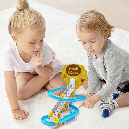 Smart 3 Ducks Ladder Climbing Set with Race Track Slide